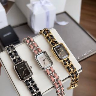 ĐỒNG HỒ NỮ CAO CẤP CHANEU PREMIERE DÂY XÍCH PHỐI DA CỔ ĐIỂN