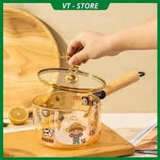 Nồi thủy tinh cán gỗ NSMBG-AMBER - VÀNG (THÙNG 12C)