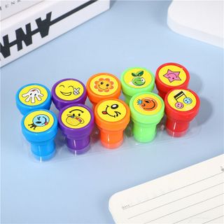 VỈ 10 CON DẤU MINI NHIỀU HÌNH IN DỄ THƯƠNG 0672 - LADY'S PASSION