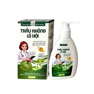 Dung Dịch Vệ Sinh Thiên Nhiên Trầu Không Lô Hội giúp làm sạch nhẹ nhàng, khử mùi, kháng khuẩn ngăn ngừa vi khuẩn hộp 150 ml