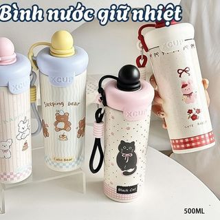 LY GIỮ NHIỆT INOX 500ML XCUP CÓ QUAI XÁCH