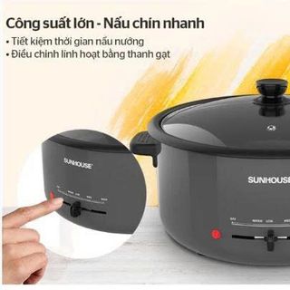 NỒI LẨU ĐIỆN ĐA NĂNG 3,5L SUNHOUSE SHD4523