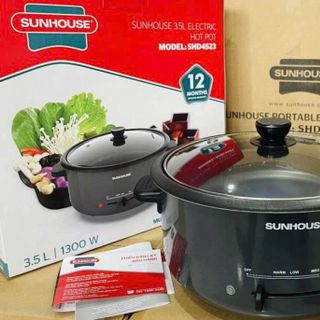 NỒI LẨU ĐIỆN ĐA NĂNG 3,5L SUNHOUSE SHD4523