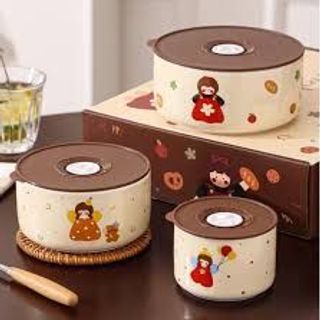 Bộ 3 Bát Sứ cô gái ( THÙNG 20B )