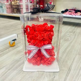 HOA HÌNH GẤU HỘP MIKA TẶNG TÚI ĐÈN 0818 - LADY'S PASSION