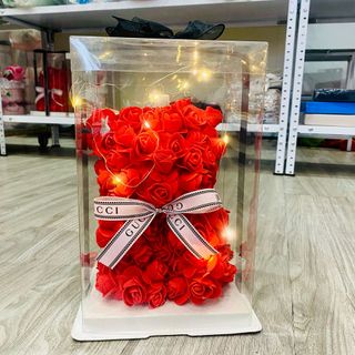 HOA HÌNH GẤU HỘP MIKA TẶNG TÚI ĐÈN 0818 - LADY'S PASSION