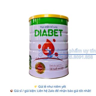 Sữa Diabet giúp ổn định đường huyết, tăng sức khoẻ hộp 900g