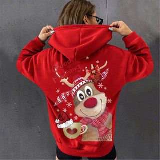 Áo hoodie noel nam nữ chất nỉ bông mềm mịn