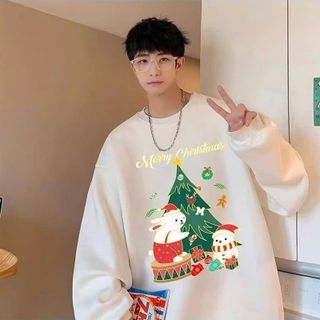 Áo SWETER in noel (in pét), áo gia đình, cặp đôi