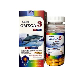 Viên uống Alaska Omega 3 giúp tăng cường thị lực tốt, tốt cho tim mạch hộp 60 viên