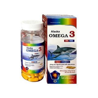 Viên uống Alaska Omega 3 giúp tăng cường thị lực tốt, tốt cho tim mạch hộp 60 viên