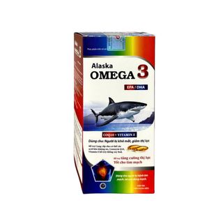Viên uống Alaska Omega 3 giúp tăng cường thị lực tốt, tốt cho tim mạch hộp 60 viên