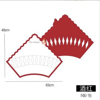XẤP 5 CỐT HOA BỨƠM LƯỢN SÓNG (63x49)cm