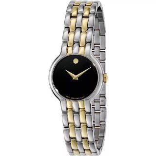 ĐỒNG HỒ NAM NỮ CAO CẤP MODADO VETURI MẶT ĐEN TRƠN LẺ SIZE