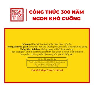[Tặng Kiết Thành + Sốt Muối Chấm] COMBO 02 BÌNH GỐM 60N 250ML/BÌNH Nước Mắm Tĩn cá cơm ruột đỏ độ đạm rin nguyên chất ủ chượp lâu năm