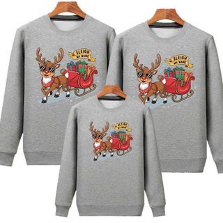 Áo SWETER in noel cho gia đình (in pét)