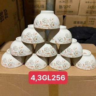 Bát Cơm 4D Hoa 4,3GL256 (THÙNG 120C)