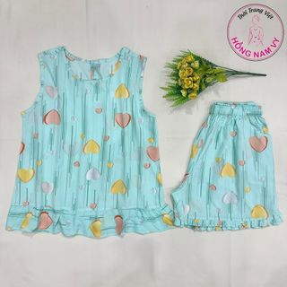 Bộ đùi nữ mặc nhà sát nách tole lanh 2 da loại 1