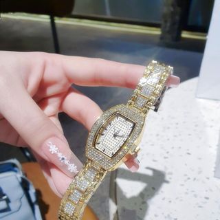 XẢ RẺ NỮ THỜI TRANG DAVÊNA MẶT BẦU ĐÍNH ĐÁ VÀNG