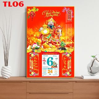 [TTS x Xưởng PN] Lịch Tráng Gương Cao Cấp TL04, TL05, TL06 khổ 60x90 cm