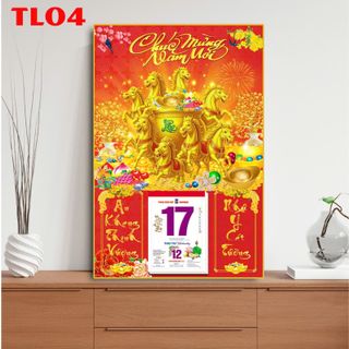 [TTS x Xưởng PN] Lịch Tráng Gương Cao Cấp TL04, TL05, TL06 khổ 60x90 cm