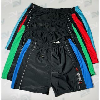 Quần Bơi nam ,có túi nhỏ đựng chìa khóa ,  ngang đùi màu  Đen Phối Xanh Đỏ ( giao ngẫu nhiên)