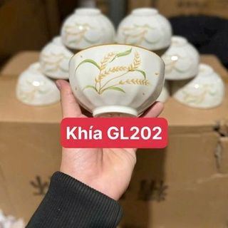 Bát Cơm 4D Hoa Khía GL202 (THÙNG 120C)