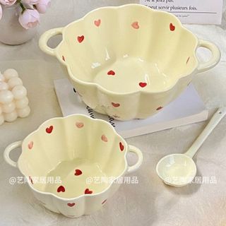 Bát Sứ 2 Tai Tim (THÙNG 64C)