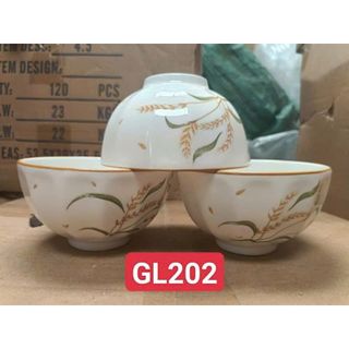 Bát Cơm 4D Hoa Khía GL202 (THÙNG 120C)