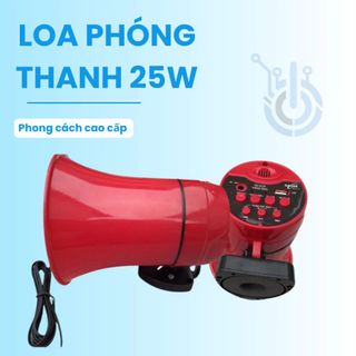 LOA PHÓNG THANH 25W BLUETHOOTH KẸP BÌNH