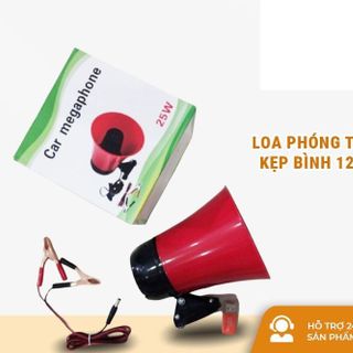 LOA PHÓNG THANH 25W BLUETHOOTH KẸP BÌNH