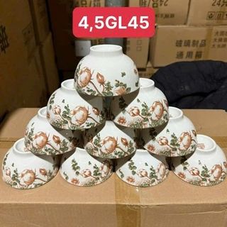 Bát Cơm 4D Hoa 4,5GL45 (THÙNG 120C)
