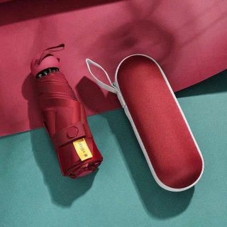 DÙ CHE MƯA MINI GẬP GỌN XUẤT HÀN CHỐNG TIA UV CÓ HỘP ĐỰNG