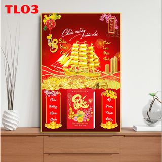 [TTS x Xưởng PN] Lịch Tráng Gương Cao Cấp TL01, TL02, TL03 khổ 40x60 cm