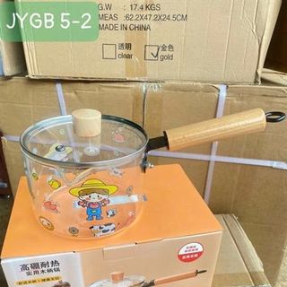 Nồi Thủy Tinh Cán Gỗ JYGB 5-2 (THÙNG 12C)