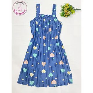 Váy tole lanh 2 dây mặc nhà