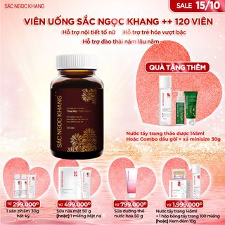 Viên Uống Sắc Ngọc Khang ++ [Hộp 120 Viên] Tặng 1 TRONG 3 QUÀ