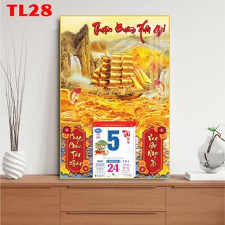 [TTS x Xưởng PN] Lịch Tết Bính Ngọ, Tráng Gương Cao Cấp TL28, LB01, LB02 size 40x60 cm
