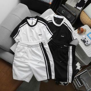 BỘ THỂ THAO NAM CỔ TRÒN THIẾT KẾ PACK RL CHẤT TỔ ONG - THỜI TRANG HC