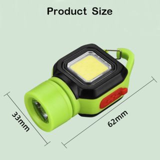 ĐÈN PIN MINI KIÊM MÓC KHOÁ DF-668