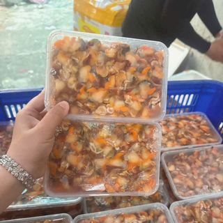 Thịt ruột sò long tươi câp đông - Hộp 500gr (giao hoả tốc)