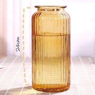 BÌNH CẮM HOA SỌC MÀU HỔ PHÁCH 25CM