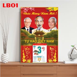 [TTS x Xưởng PN] Lịch Tết Bính Ngọ, Tráng Gương Cao Cấp TL28, LB01, LB02 size 50x70 cm
