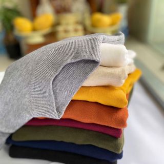 Áo len nam cổ 5p, áo nam cổ cao, nhiều màu Hà Đinh 5p-1920