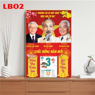 [TTS x Xưởng PN] Lịch Tết Bính Ngọ, Tráng Gương Cao Cấp TL28, LB01, LB02 size 60x90 cm