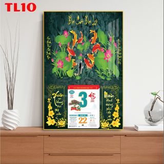 [TTS x Xưởng PN] Lịch 2026 Tráng Gương Cao Cấp TL10, TL11, TL12 khổ 50*70cm
