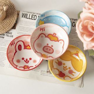 Chén Mắm Sứ Họa Tiết (THÙNG 160C)