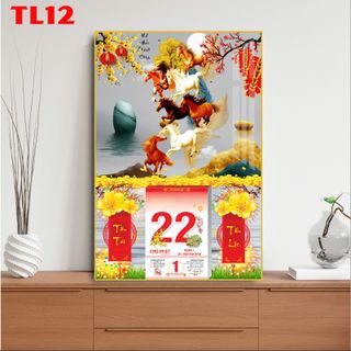 [TTS x Xưởng PN] Lịch 2026 Tráng Gương Cao Cấp TL10, TL11, TL12 khổ 60*90cm