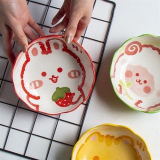 Chén Mắm Sứ Họa Tiết (THÙNG 160C)