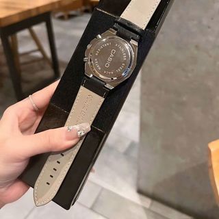 SALE NHANH ĐỒNG HỒ NAM TRUNG CẤP KASIO MẶT TRÒN DÂY DA